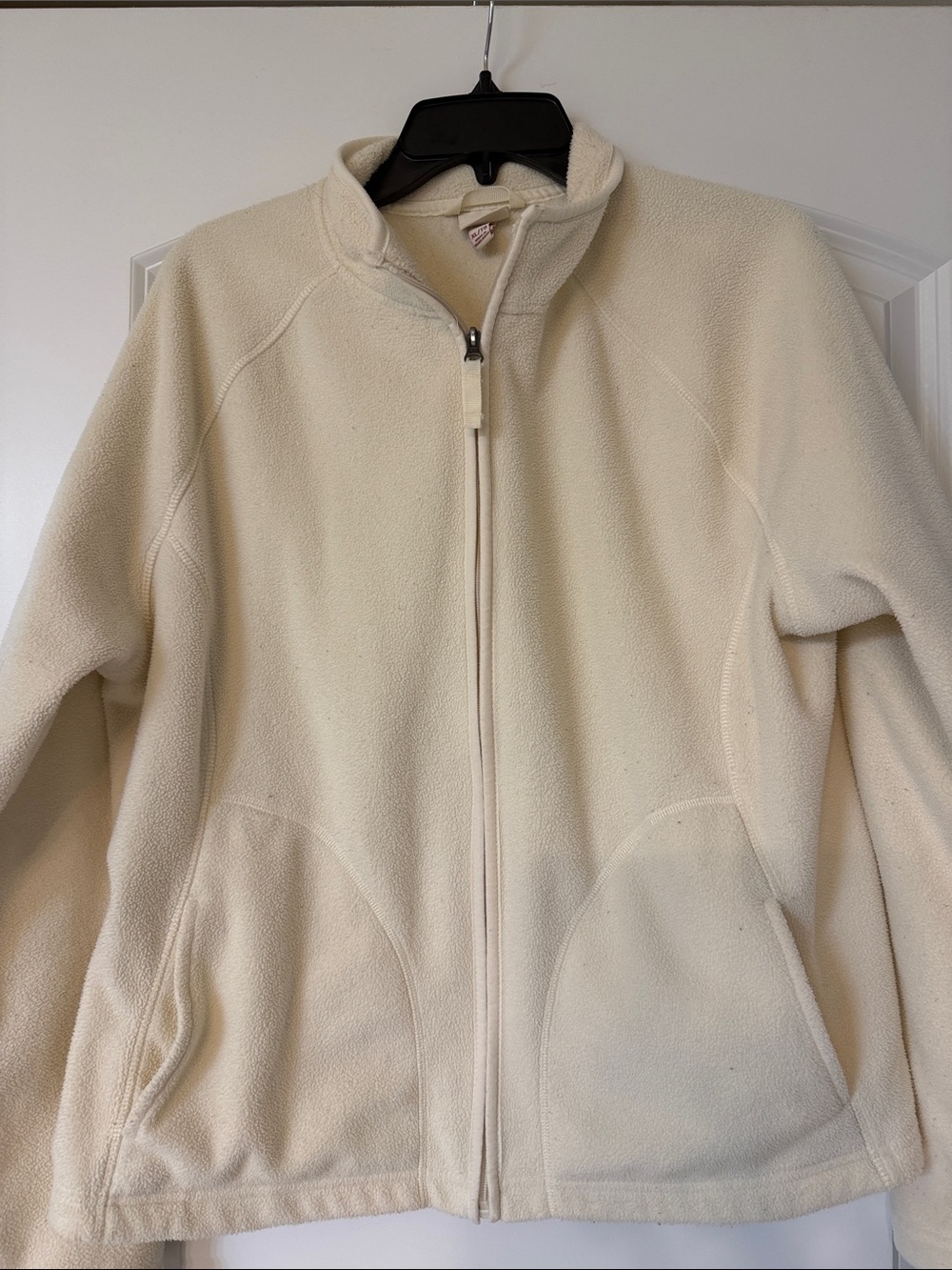Merona Cream Full-Zip Teddy Fleece Jacket